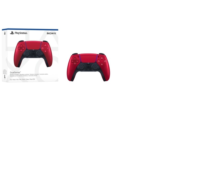 Tech & Gaming Ken Black Toys | Playstation 5 Dualsense Wireless Controller Metallic Red