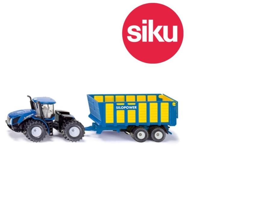 Toys Ken Black Toys | 1:50 New Holland With Silage Trailer