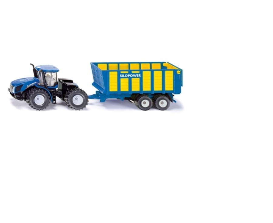 Toys Ken Black Toys | 1:50 New Holland With Silage Trailer