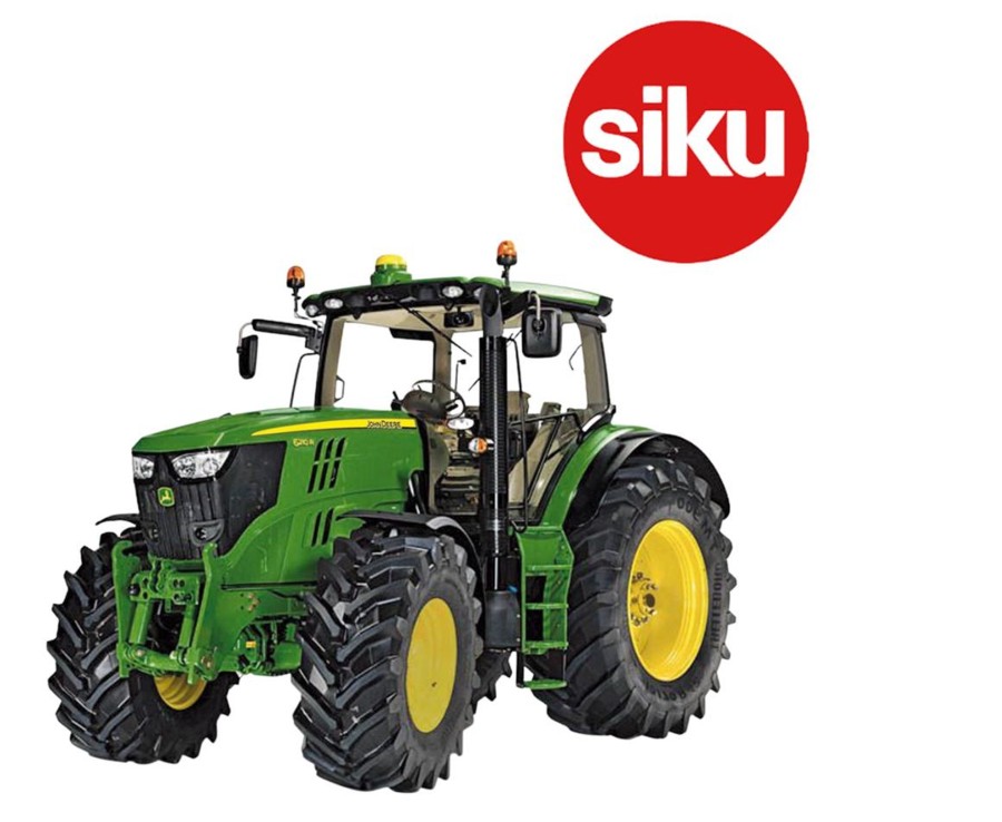 Toys Ken Black Toys | Siku 1:32 John Deere 6210R Tractor 3282