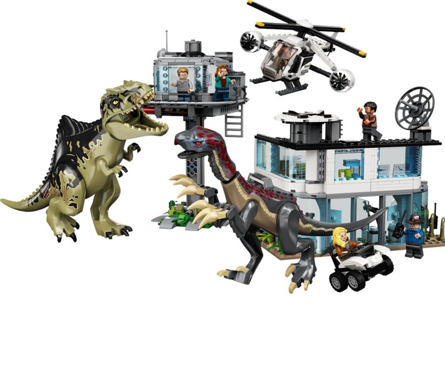 Toys Ken Black Toys | Lego 76949 Jurassic World Giganotosaurus Attack Dinosaur Toy