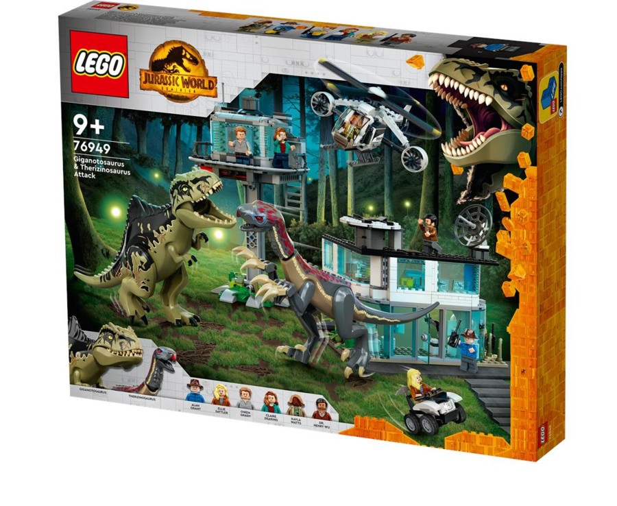 Toys Ken Black Toys | Lego 76949 Jurassic World Giganotosaurus Attack Dinosaur Toy