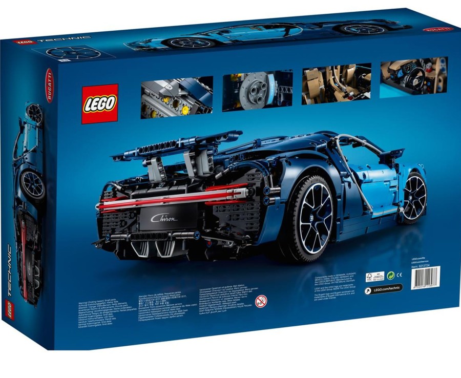 Toys Ken Black Toys | Lego® Technic Bugatti Chiron 42083 Car Model