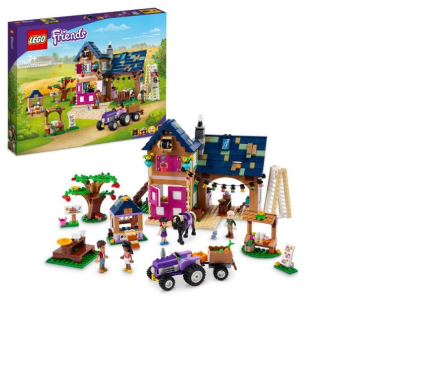 Toys Ken Black Toys | Lego Friends 41721 Organic Farm House Toy With Horse Stable