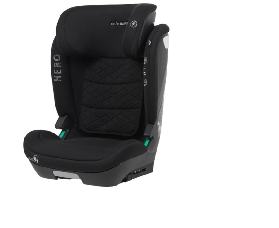 Baby Ken Black Toys | Enfasafe Hero I-Size R129 Highback Booster Car Seat (100 - 150Cm)