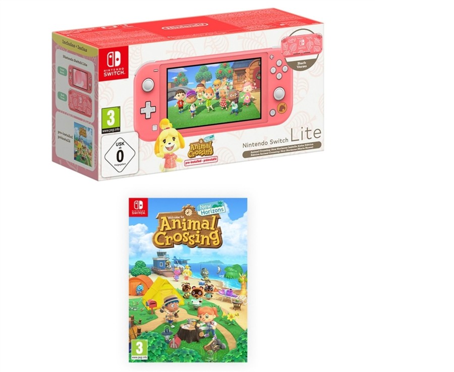 Tech & Gaming Ken Black Toys | Nintendo Switch Lite Animal Crossing: New Horizons Isabelle Aloha Edition