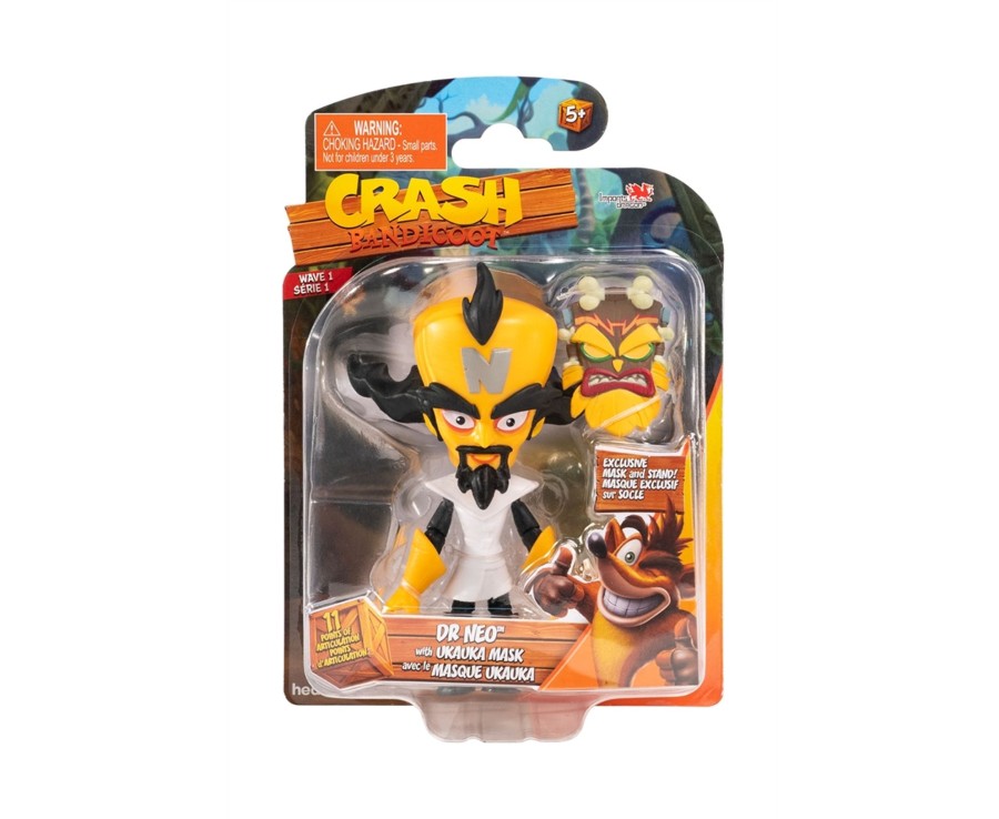 Toys Ken Black Toys | 11Cm Dr Neo Cortex With Mask