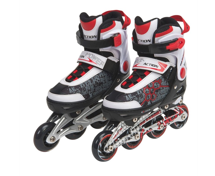 Outdoor Ken Black Toys | Blindside Inline Skate 4-7 (Uk) Red/Whote