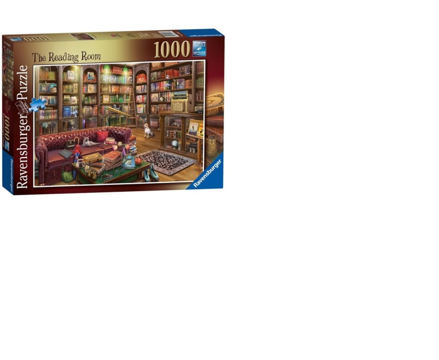 Learning & Education Ken Black Toys | Ravensburger The Reading Room 1000 Piece Jigsaw Puzzle