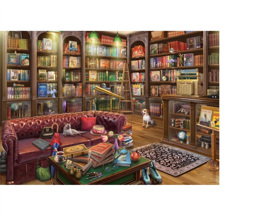 Learning & Education Ken Black Toys | Ravensburger The Reading Room 1000 Piece Jigsaw Puzzle