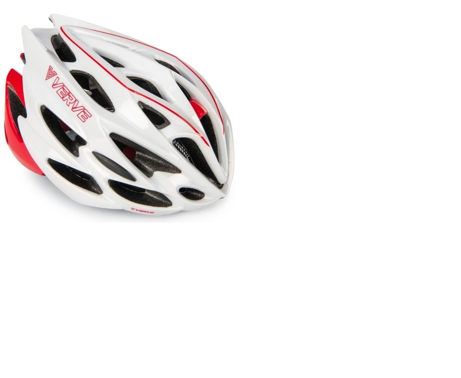 Outdoor Ken Black Toys | Verve Bike White/Red Helmet (Size 58-61Cm)