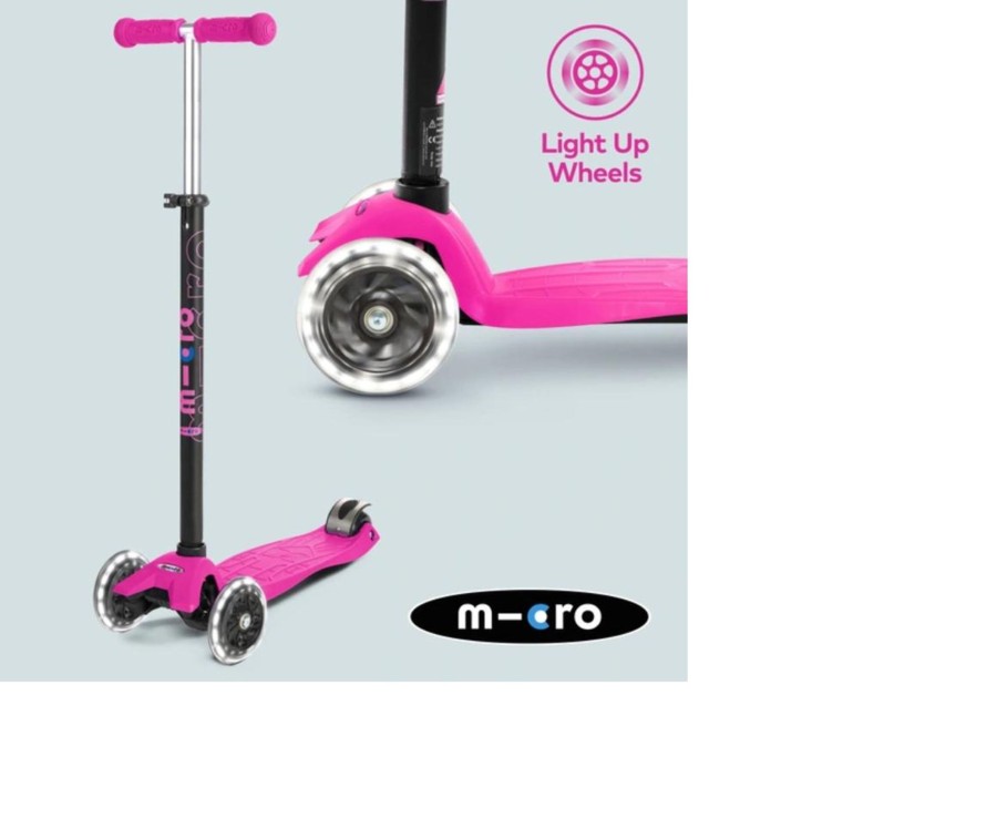 Outdoor Ken Black Toys | Maxi Micro Plus Scooter Pink