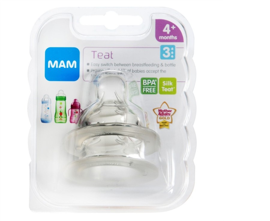 Baby Ken Black Toys | Mam Teat 3 Fast Flow 2 Pack 4 Months+