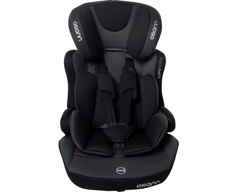 Baby Ken Black Toys | Osann Lupo Nero Isofix Group 1/2/3 Harnessed High Back Booster Car Seat