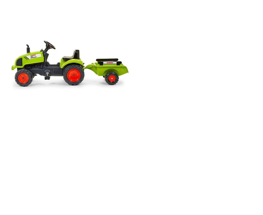 Outdoor Ken Black Toys | Falk Claas Ride On Pedal Tractor With Trailer