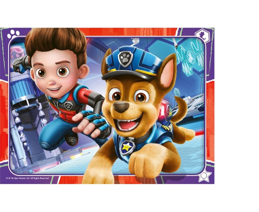 Learning & Education Ken Black Toys | Ravensburger Paw Patrol The Movie 4 In A Box (12, 16, 20, 24 Piece) Jigsaw Puzzles