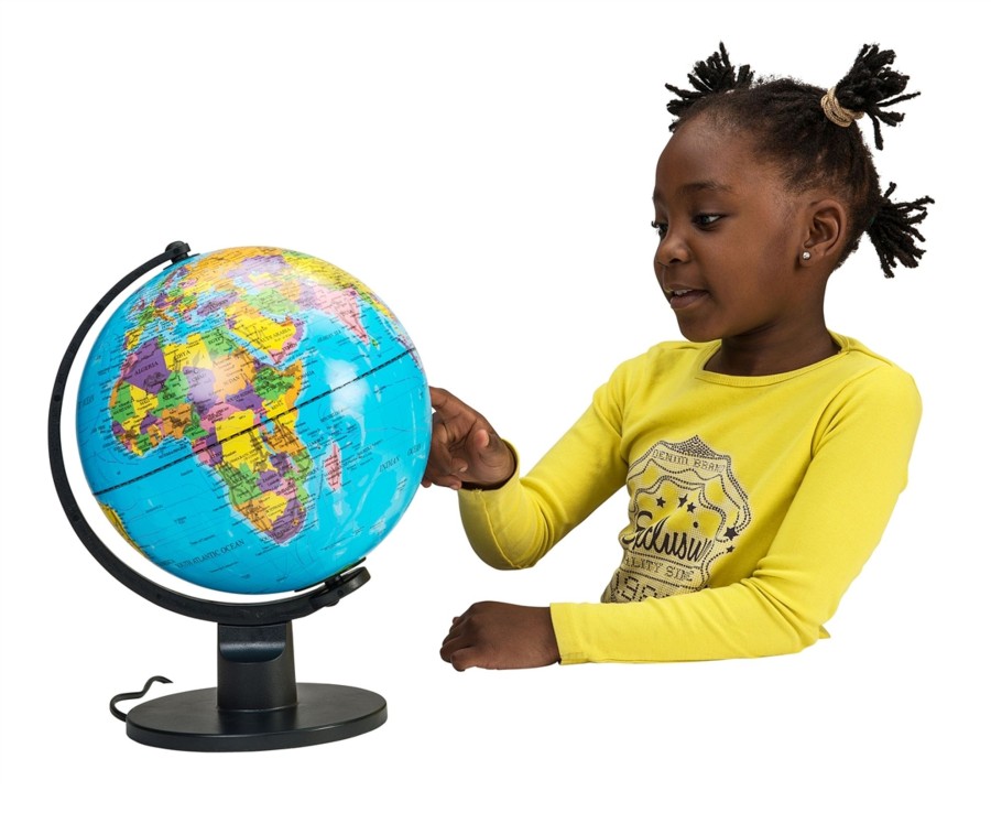 Learning & Education Ken Black Toys | 25Cm Light Up Globe