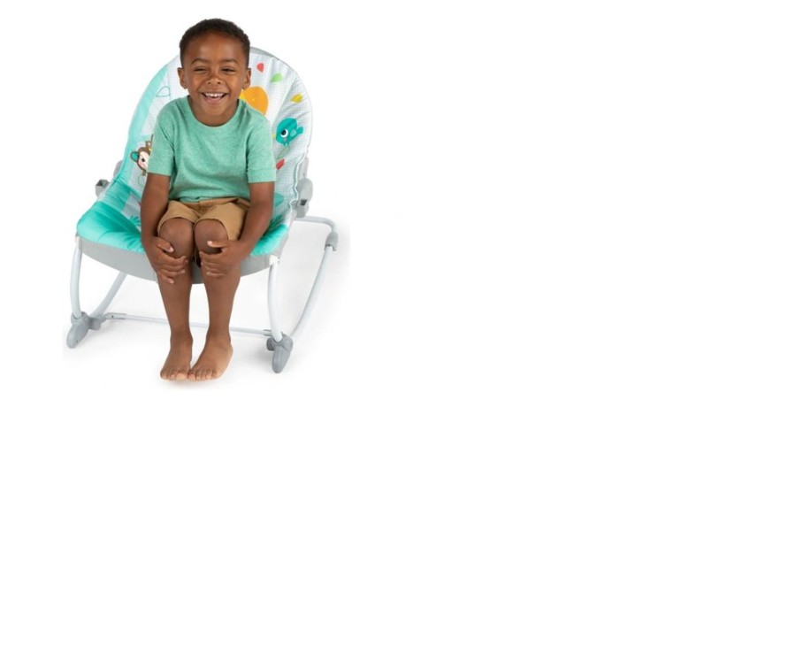 Baby Ken Black Toys | Bright Starts Infant To Toddler Rocker - Wild Vibes