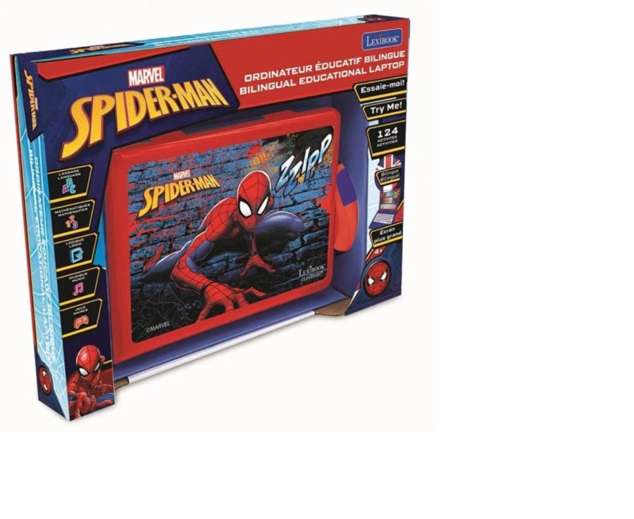 Toys Ken Black Toys | Lexibook Spider-Man Bilingual Laptop