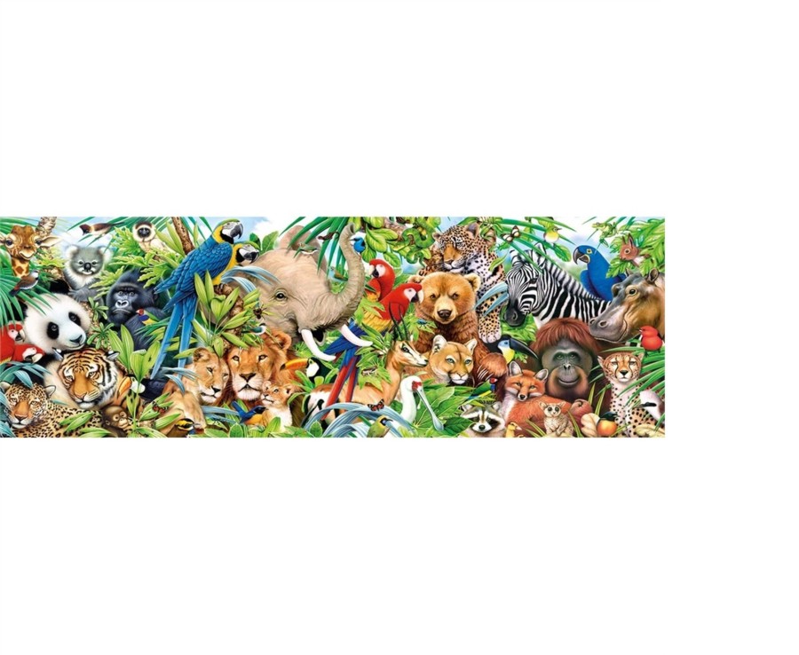 Learning & Education Ken Black Toys | Wildlife 1000 Pc Panorama Puzzle