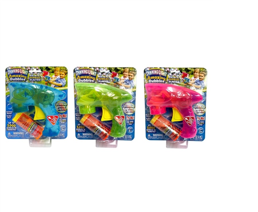 Outdoor Ken Black Toys | Spinning Light Amazing Bubbles Bubble Blaster Assortment