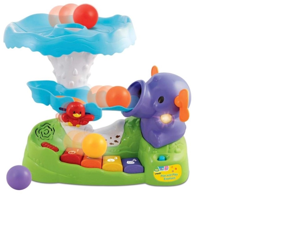 Toys Ken Black Toys | Vtech Baby Pop And Play Elephant Toy Set