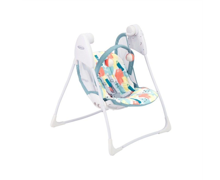 Baby Ken Black Toys | Graco Baby Delight Swing - Paintbox