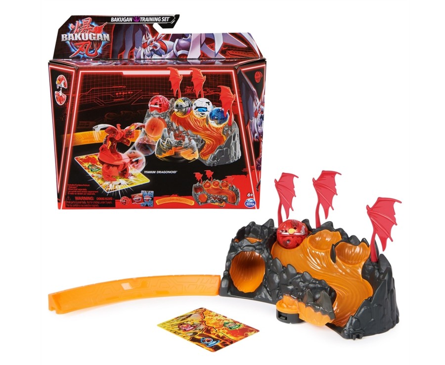 Toys Ken Black Toys | Bakugan Training Set With Titanium Dragonoid