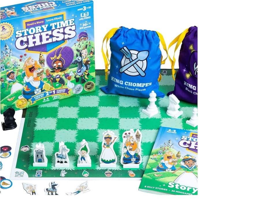 Learning & Education Ken Black Toys | Storytime Chess Set