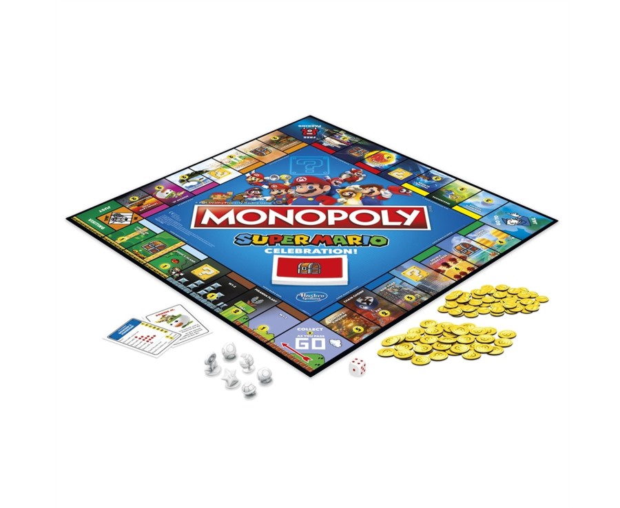 Learning & Education Ken Black Toys | Monopoly Super Mario Celebration Edition Board Game