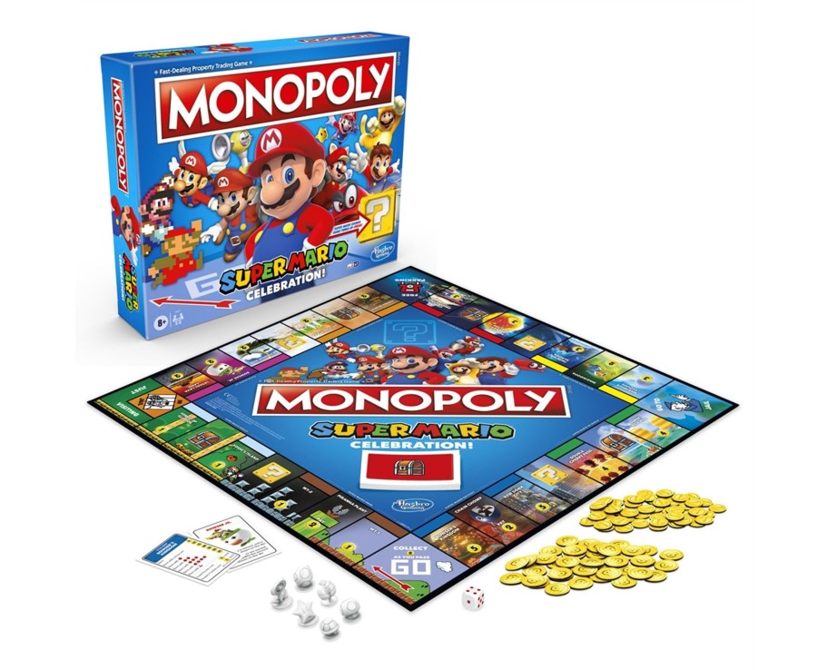 Learning & Education Ken Black Toys | Monopoly Super Mario Celebration Edition Board Game