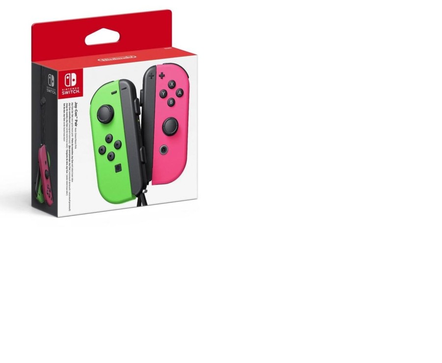 Tech & Gaming Ken Black Toys | Nintendo Switch Joy-Con Controller Pair - Green/Pink