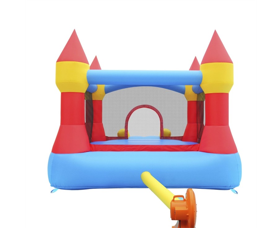 Outdoor Ken Black Toys | Happy Hop Castle Bouncer With Slide