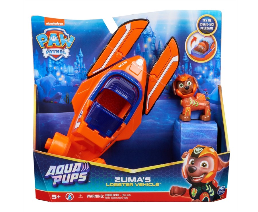 Toys Ken Black Toys | Paw Patrol Aqua Pups - Zuma'S Lobster Vehicle