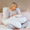 Baby Ken Black Toys | Therapeutic Body & Bump Maternity Pillow - White