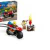 Toys Ken Black Toys | Lego® City Fire Rescue Motorcycle Building Set 60410