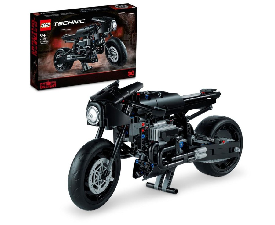 Toys Ken Black Toys | Lego® Technic The Batman - Batcycle 42155 Building Toy Set (641 Pieces)