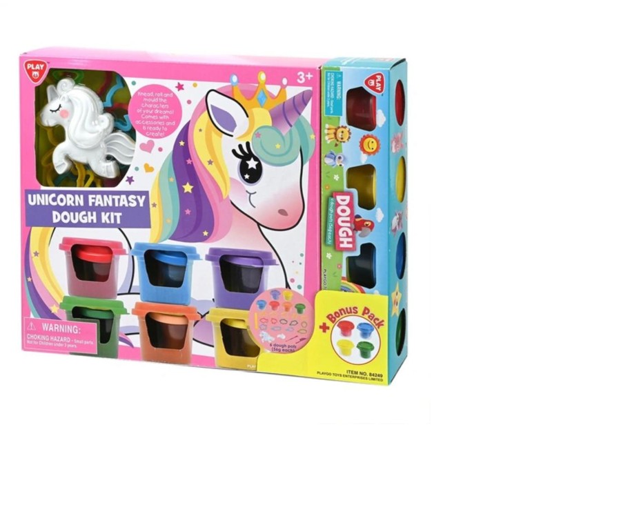 Learning & Education Ken Black Toys | Unicorn Fantasy Dough Kit