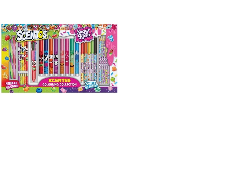 Learning & Education Ken Black Toys | Scentos Sugar Rush Mega Colouring Collection