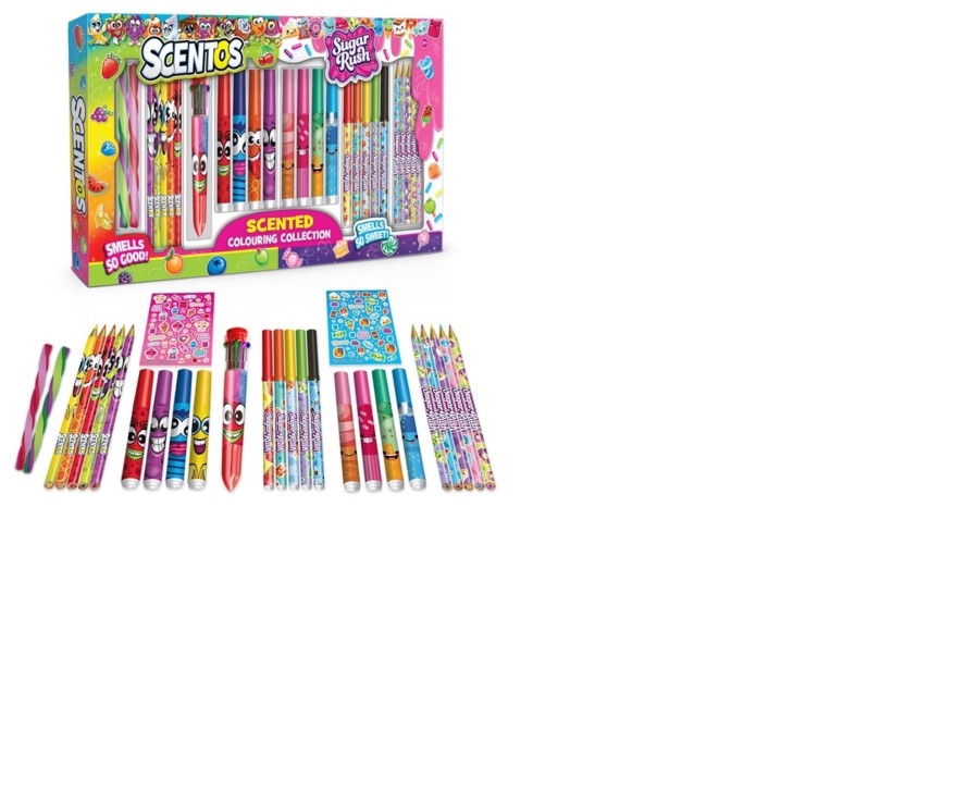 Learning & Education Ken Black Toys | Scentos Sugar Rush Mega Colouring Collection