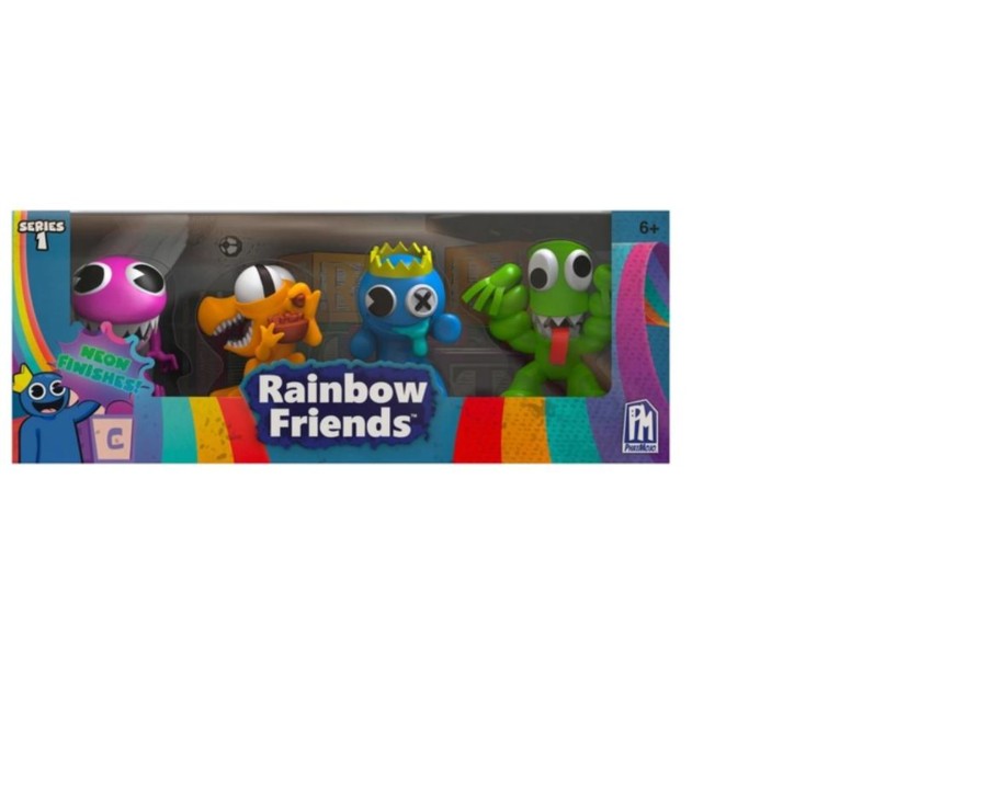 Toys Ken Black Toys | Rainbow Friends Minifigure 4 Pack