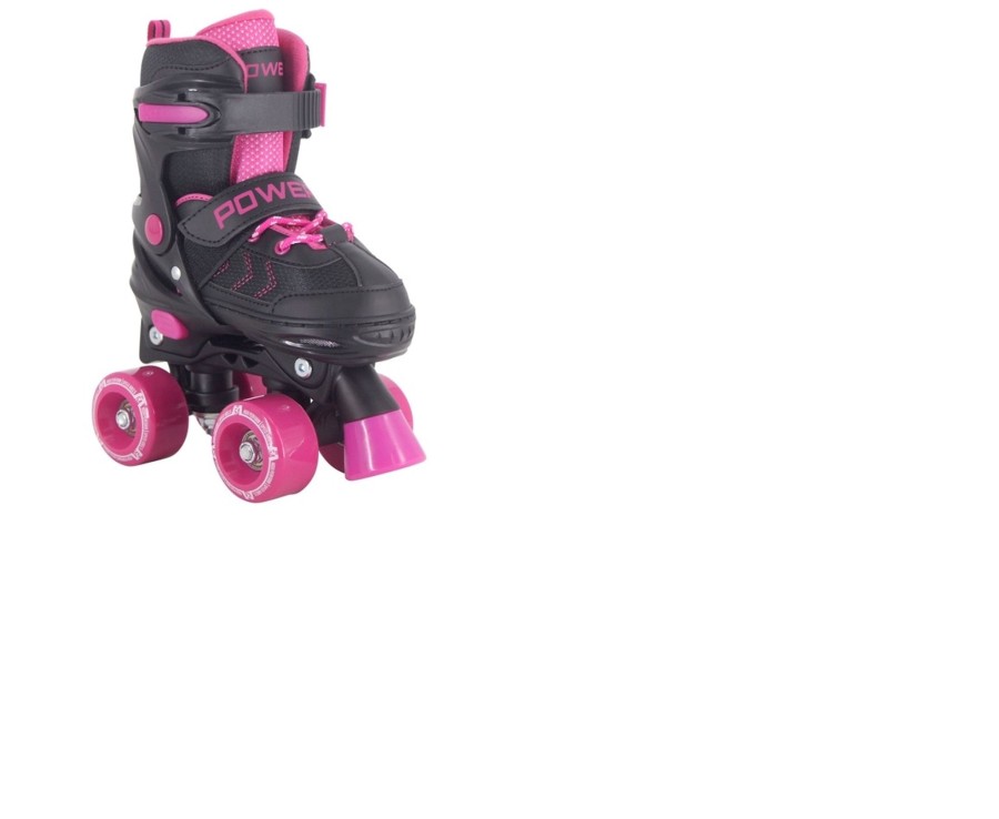 Outdoor Ken Black Toys | Adjustable Quad Skate Pink Black 9-12J