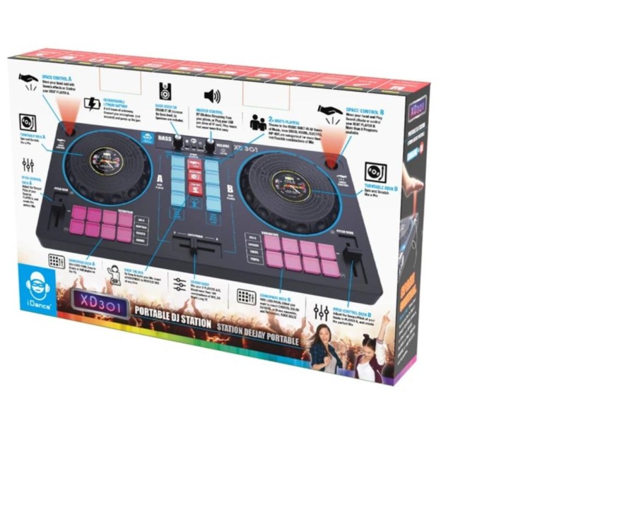 Learning & Education Ken Black Toys | Idance Dj Station With 2 Speakers Xd-301