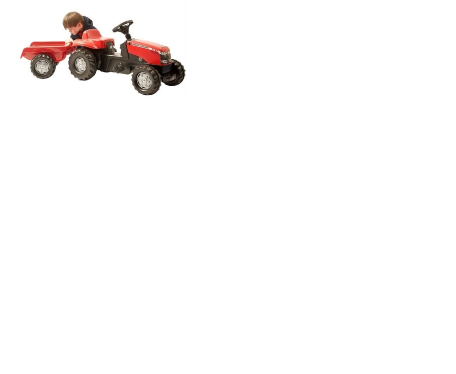 Outdoor Ken Black Toys | Massey Ferguson Tractor And Trailer