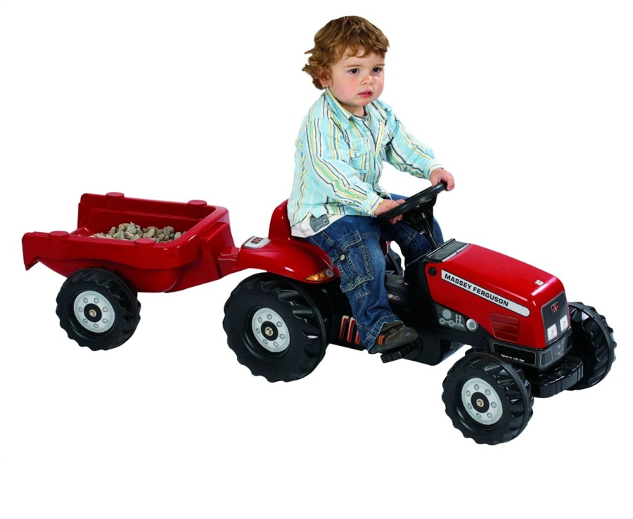 Outdoor Ken Black Toys | Massey Ferguson Tractor And Trailer