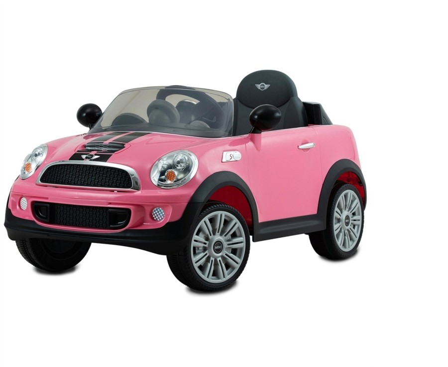 Outdoor Ken Black Toys | Pink Mini Cooper Roadster 6V Ride-On With Remote Control