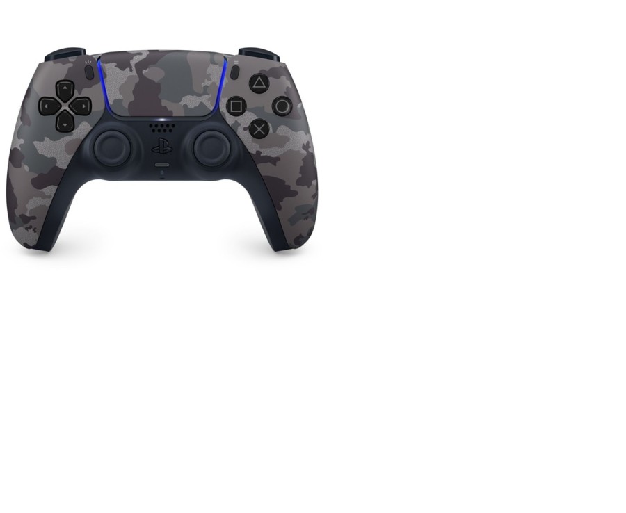 Tech & Gaming Ken Black Toys | Playstation Dualsense Wireless Controller Grey Camouflage