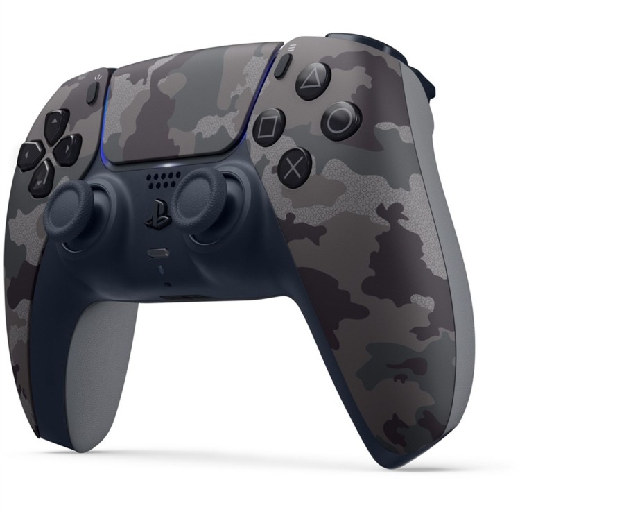 Tech & Gaming Ken Black Toys | Playstation Dualsense Wireless Controller Grey Camouflage