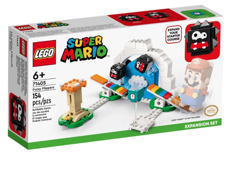 Toys Ken Black Toys | Lego 71405 Super Mario Fuzzy Flippers Expansion Set