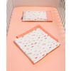 Baby Ken Black Toys | Cot Fitted Sheets 100% Jersey Cotton 60 X 120 X 12 Cm - Coral 2 Pack